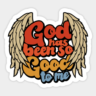 Christian Apparel Clothing Gifts - God is Good Sticker